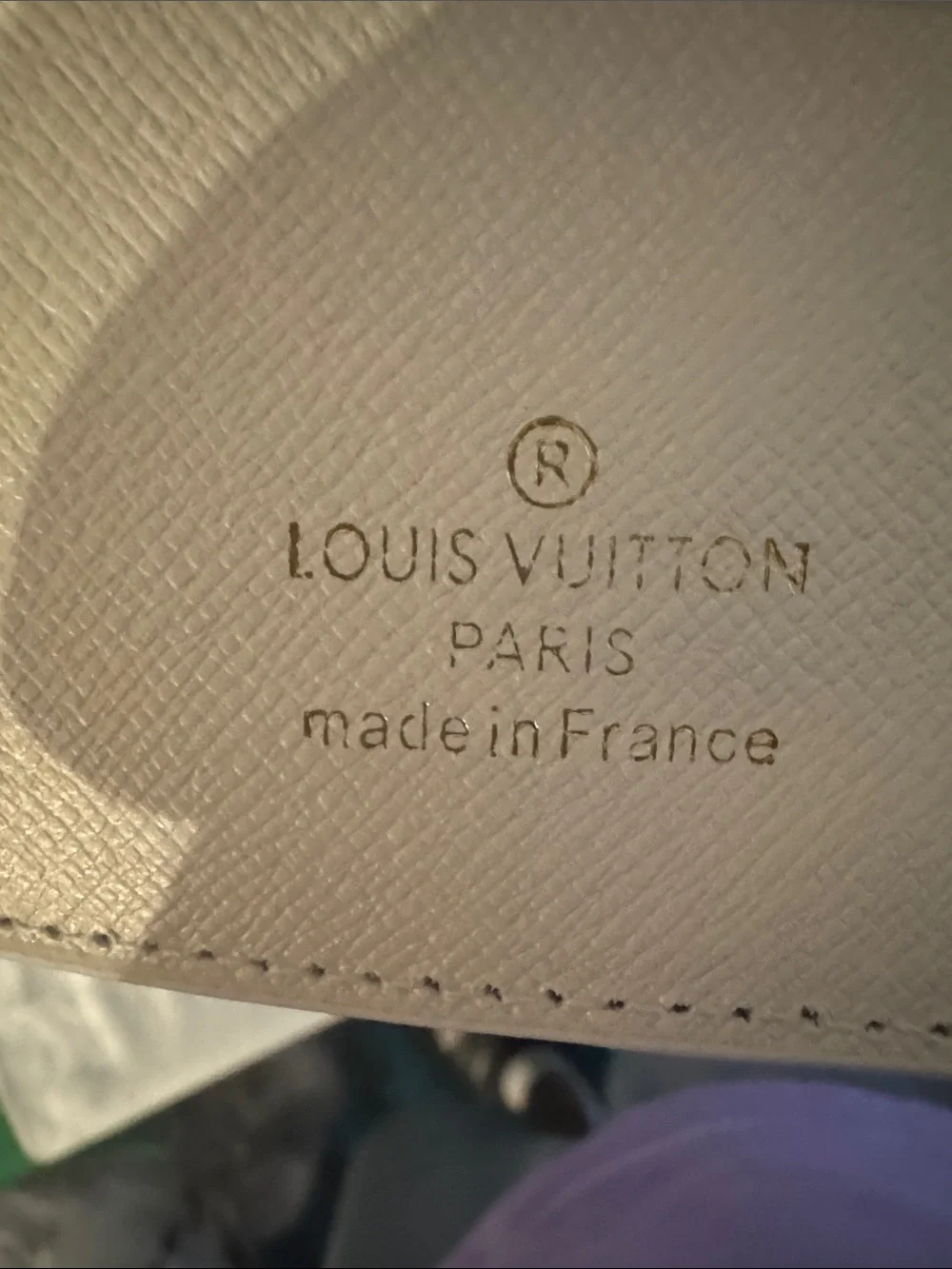 Louis Vuitton Damier Azur Marco wallet in the white and grey checkered leather!